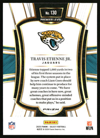 Travis Etienne Jr. 2025 Panini Select #130 Silver Prizm