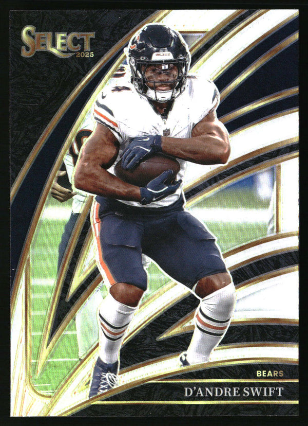 D'Andre Swift 2025 Panini Select #272 Silver Prizm