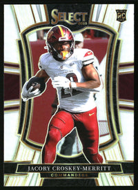Jacory Croskey-Merritt 2025 Panini Select #188 Silver Prizm