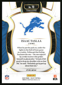 Isaac TeSlaa 2025 Panini Select #70 Silver Prizm RC
