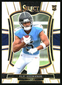 Elic Ayomanor 2025 Panini Select #127 Silver Prizm