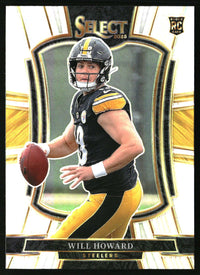 Will Howard 2025 Panini Select #152 Silver Prizm RC