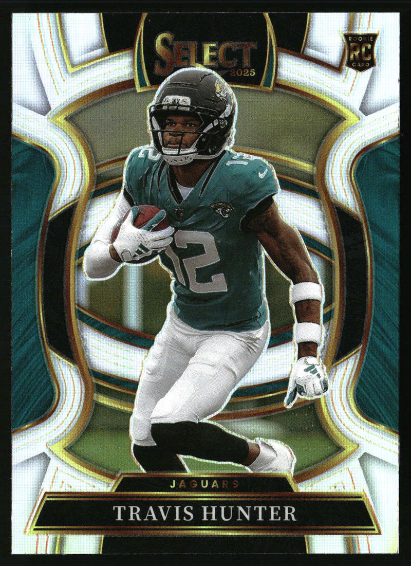 Travis Hunter 2025 Panini Select #28 Silver Prizm RC