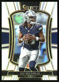 Joe Milton III 2025 Panini Select #196 Silver Prizm