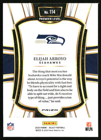 Elijah Arroyo 2025 Panini Select #114 Silver Prizm