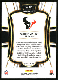 Woody Marks 2025 Panini Select #135 Silver Prizm