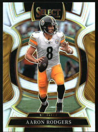 Aaron Rodgers 2025 Panini Select #51 Silver Prizm