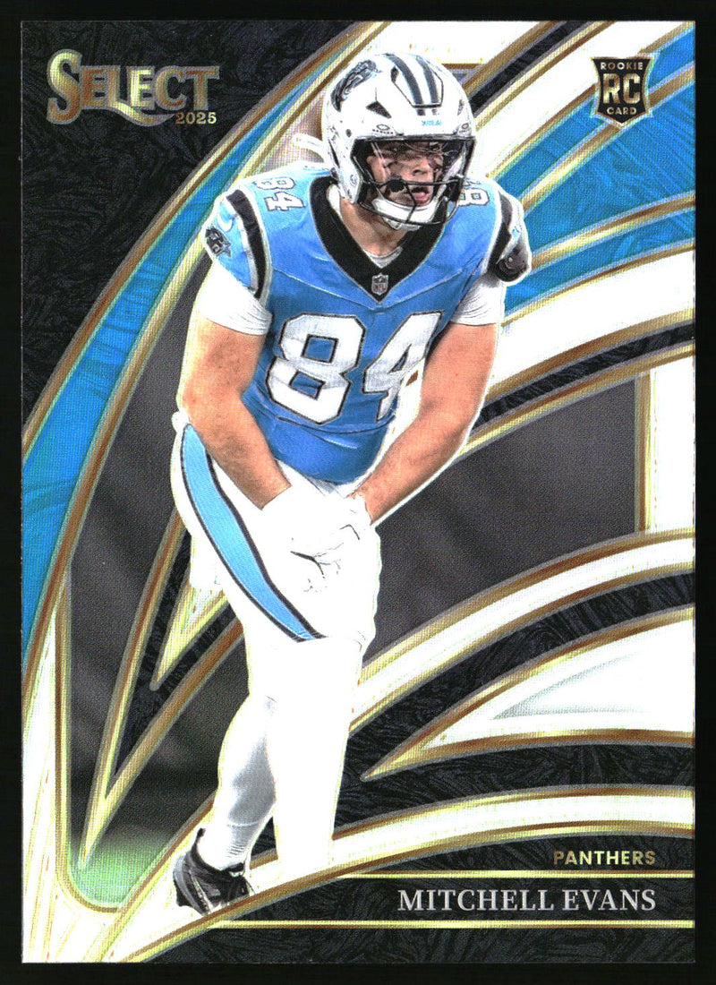 Mitchell Evans 2025 Panini Select #244 Silver Prizm