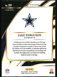 Jake Ferguson 2025 Panini Select #297 Silver Prizm