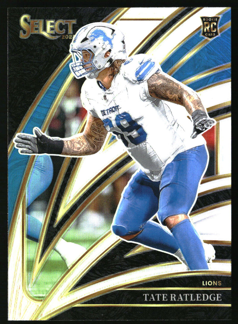Tate Ratledge 2025 Panini Select #270 Silver Prizm RC