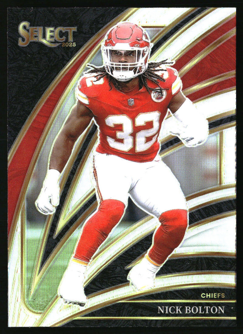 Nick Bolton 2025 Panini Select #207 Silver Prizm