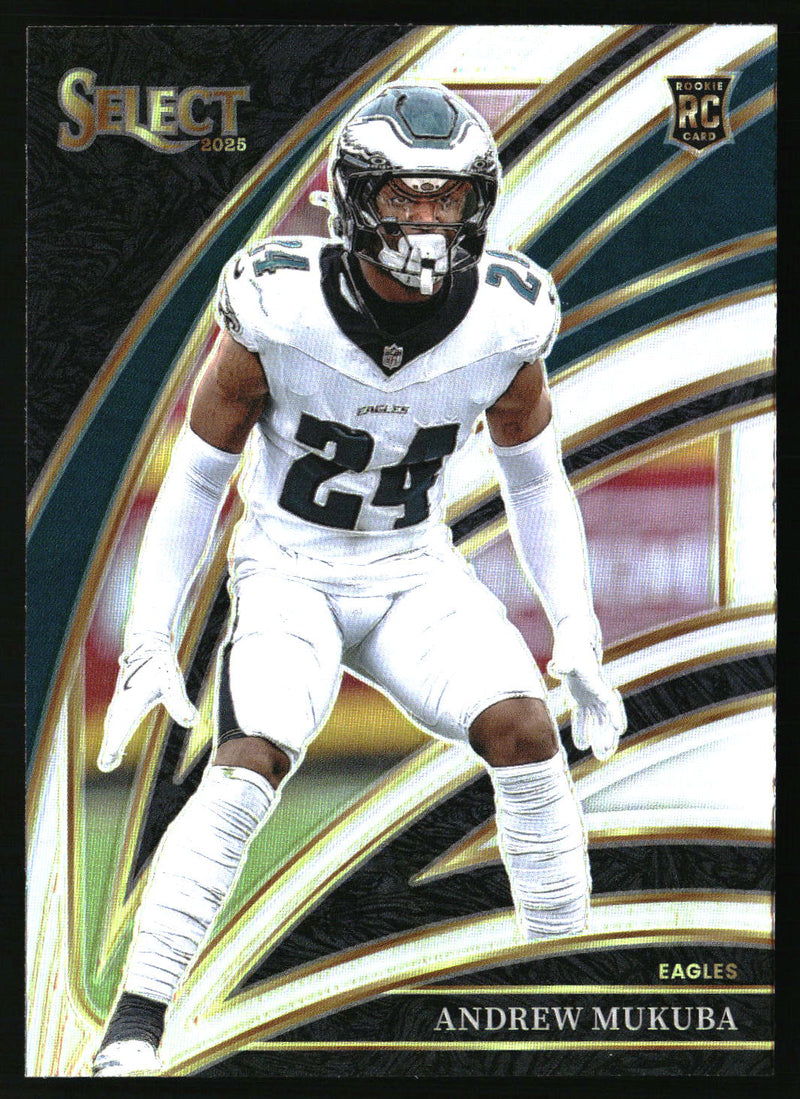 Andrew Mukuba 2025 Panini Select #291 Silver Prizm
