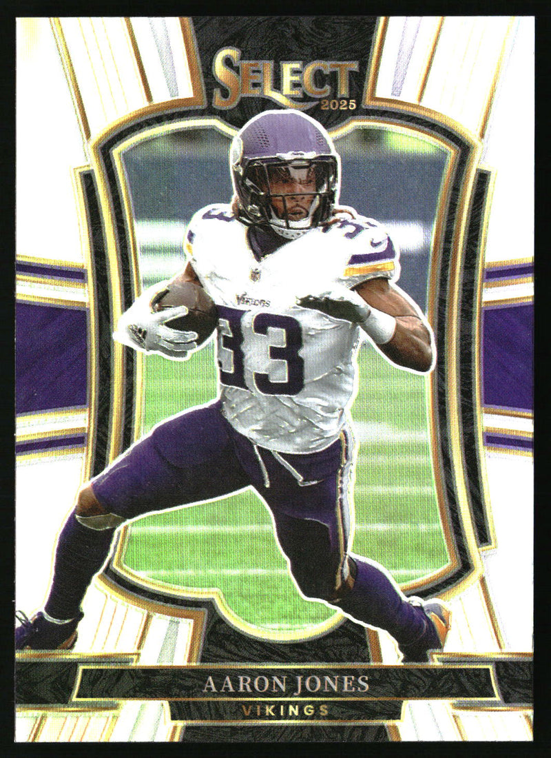 Aaron Jones 2025 Panini Select #165 Silver Prizm
