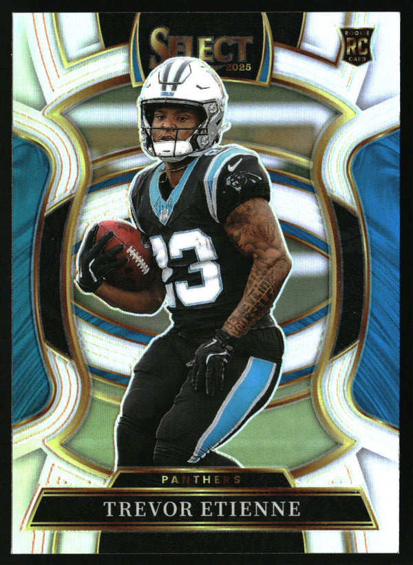 Trevor Etienne 2025 Panini Select #45 Silver Prizm