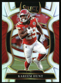 Kareem Hunt 2025 Panini Select #7 Silver Prizm