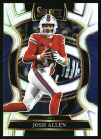 Josh Allen 2025 Panini Select #86 Silver Prizm