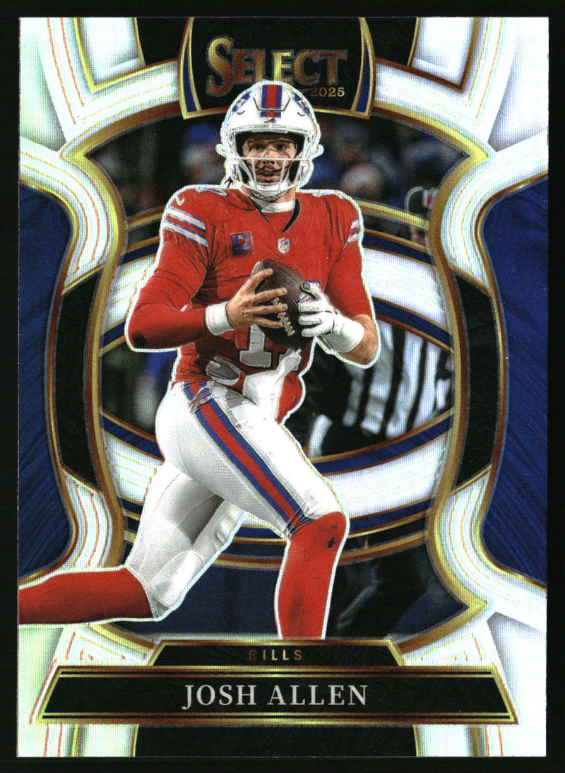 Josh Allen 2025 Panini Select #86 Silver Prizm