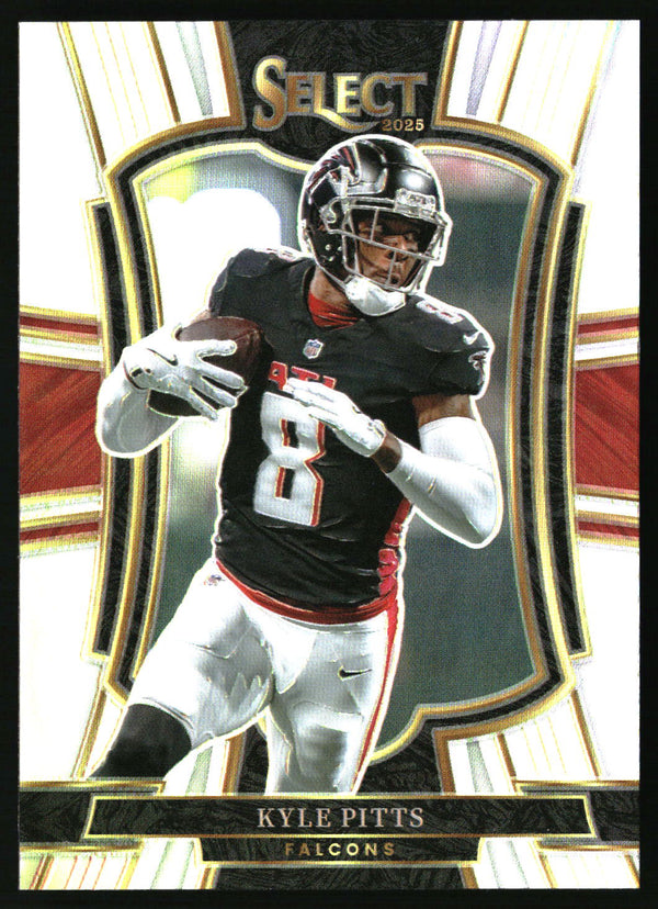 Kyle Pitts 2025 Panini Select #147 Silver Prizm