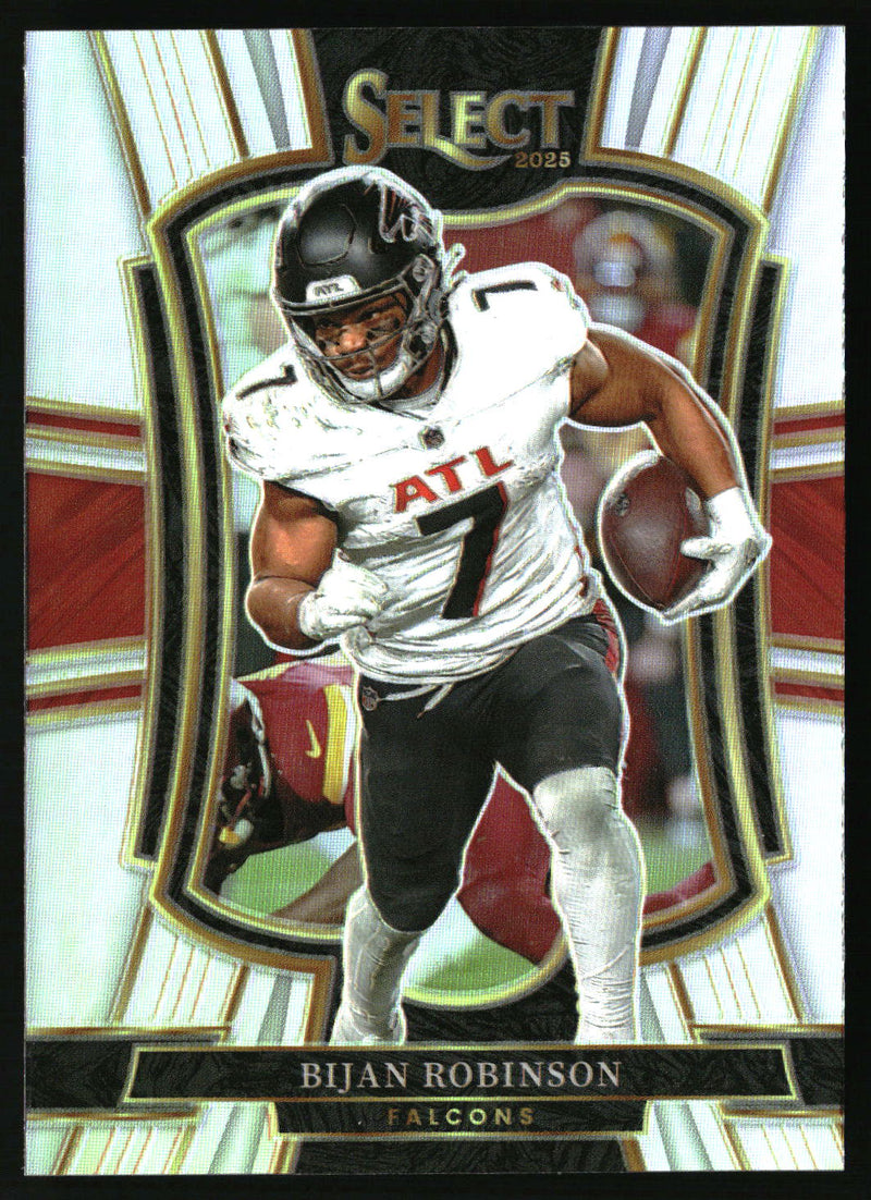 Bijan Robinson 2025 Panini Select #148 Silver Prizm