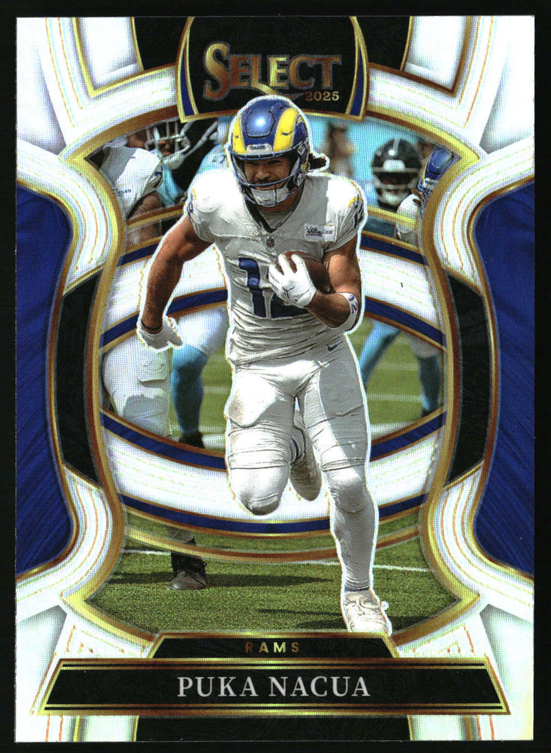 Puka Nacua 2025 Panini Select #21 Silver Prizm