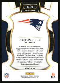 Stefon Diggs 2025 Panini Select #79 Silver Prizm