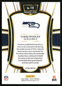 Tariq Woolen 2025 Panini Select #115 Silver Prizm