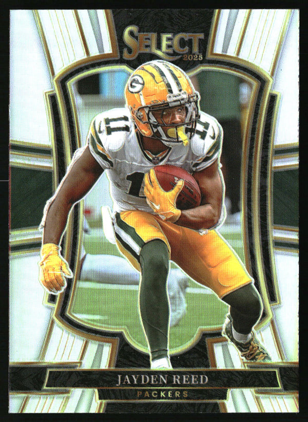 Jayden Reed 2025 Panini Select #166 Silver Prizm