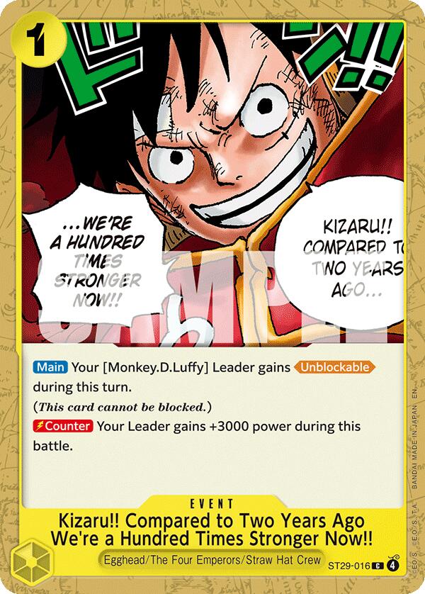 Kizaru!! Compared to Two Years Ago We're a Hundred Times Stronger Now!! [Starter Deck: Egghead]