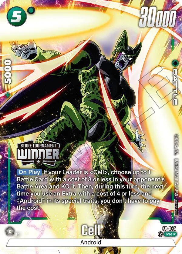 Cell (Tournament Pack -Winner- 09) [Fusion World Tournament Cards]