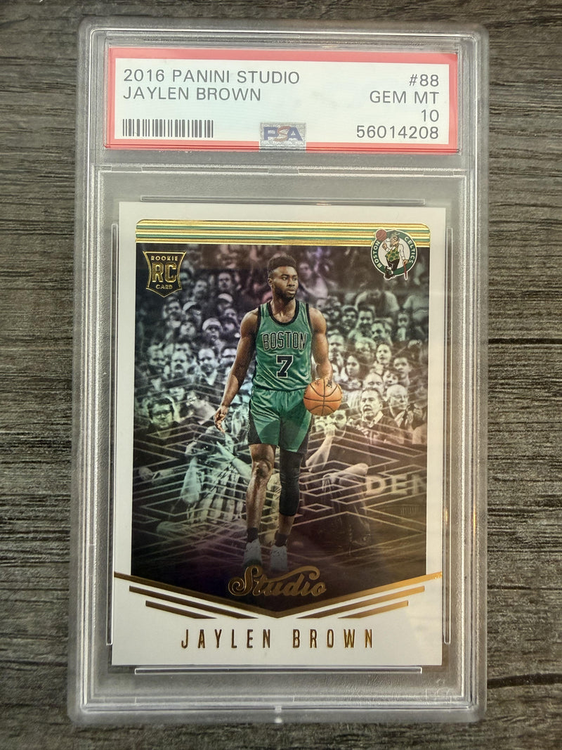 Jaylen Brown #88 2016 Panini Studio PSA 10