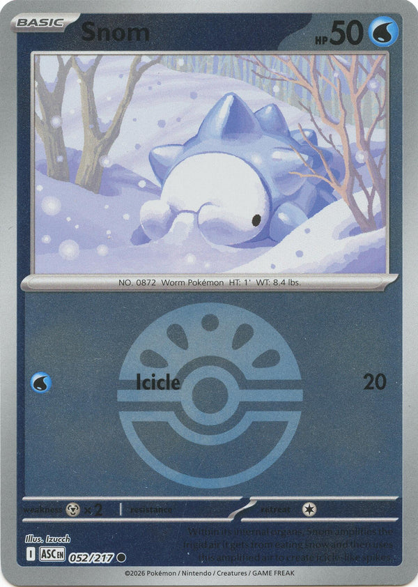 Snom (052/217) (Friend Ball) [Mega Evolution: Ascended Heroes]