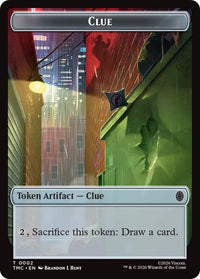 Clue // Rat Double-Sided Token [Teenage Mutant Ninja Turtles Commander Tokens]