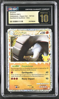 Donphan #107/123 2021 Celebrations - Classic Coll. CGC 10