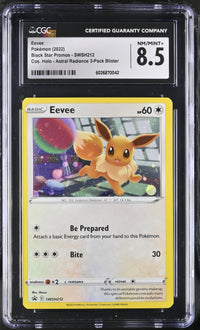 Eevee #SWSH212 2022 Black Star Promos CGC 8.5