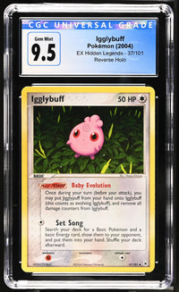 Igglybuff #37/101 2004 EX Hidden Legends CGC 10