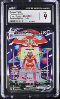 Deoxys VMAX #GG45/GG70 2023 Crown Zenith CGC 9