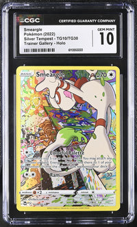 Smeargle #TG10/TG30 2022 Silver Tempest CGC 10