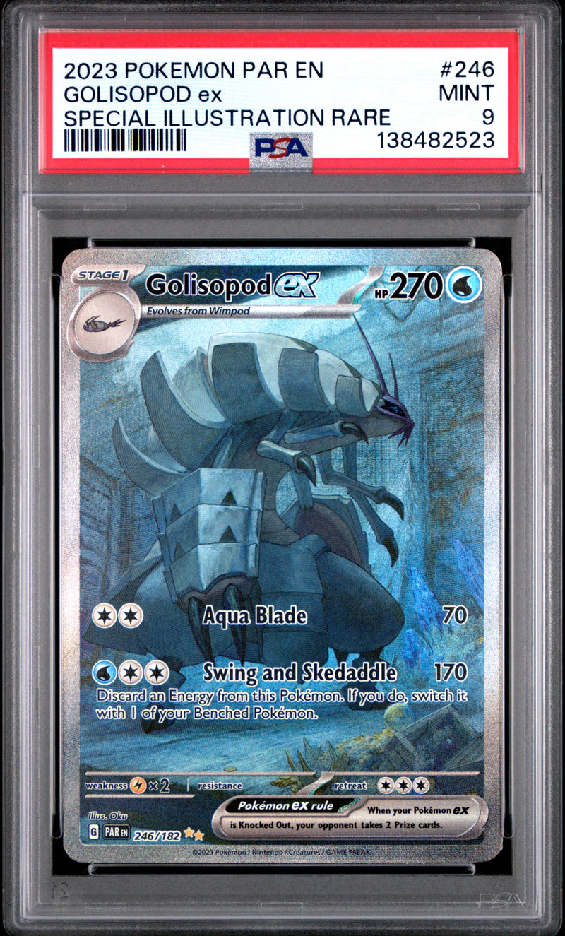 Golisopod Ex #246 2023 Pokemon Par En-Paradox Rift PSA 9 SIR