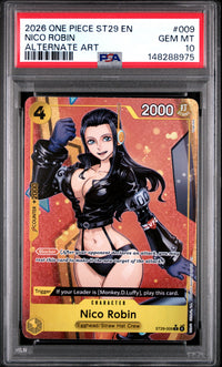 Nico Robin #009 2026 One Piece Starter Deck St29-Egghead PSA 10 Alternate Art