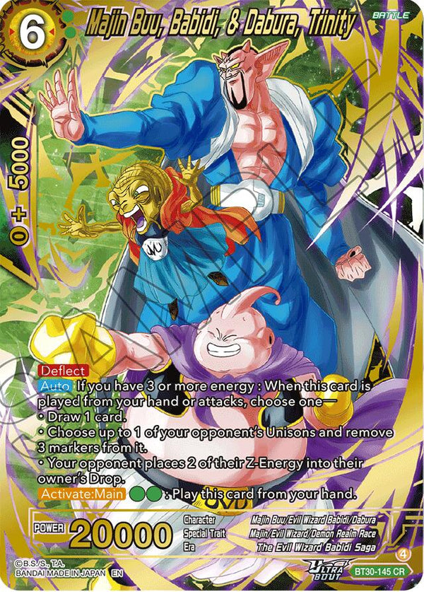 Majin Buu, Babidi, & Dabura, Trinity (BT30-145) [Three Glorious Fighters]