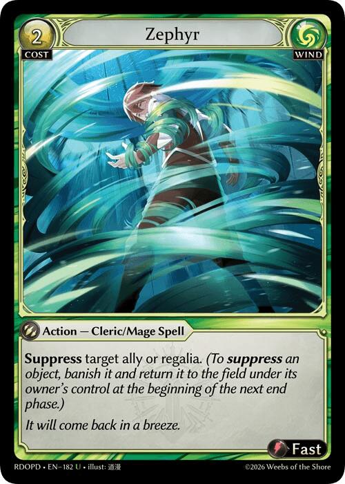 Zephyr (182) [Radiant Origins: Pantheon]