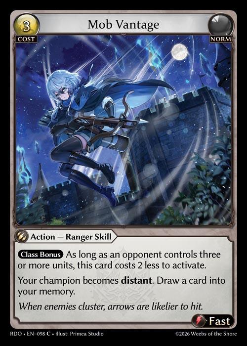 Mob Vantage (Curio Foil) (98) [Radiant Origins]