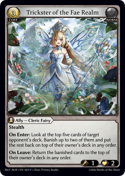 Trickster of the Fae Realm (23) [Mordred Re: Collection, Aurelian Regent]