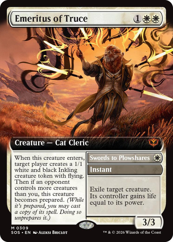 Emeritus of Truce (Extended Art) [Secrets of Strixhaven]