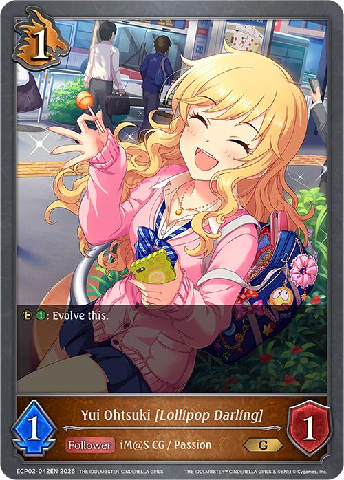 Yui Ohtsuki [Lollipop Darling] (ECP02-042EN) [THE IDOLM@STER CINDERELLA GIRLS EX Crossover Set]