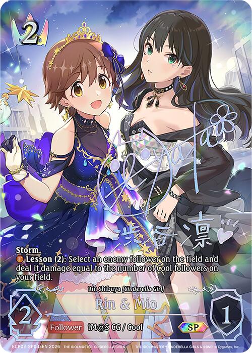 Rin & Mio (ECP02-SP03aEN) [THE IDOLM@STER CINDERELLA GIRLS EX Crossover Set]