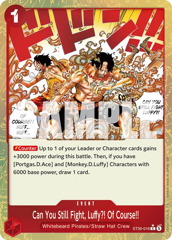Can You Still Fight, Luffy?! Of Course!! (Parallel) [Starter Deck EX: Luffy & Ace]