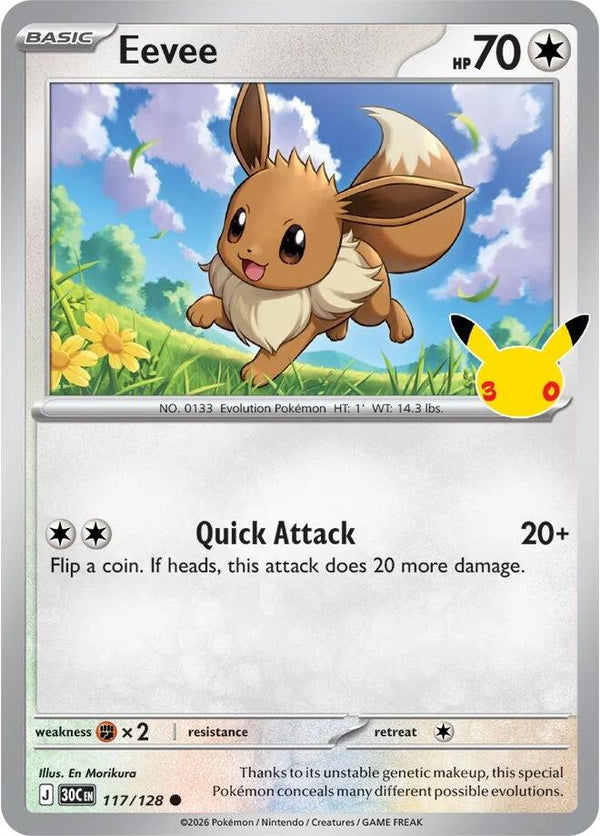 Eevee (117/128) [Mega Evolution: 30th Celebration]