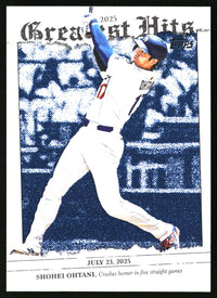 Shohei Ohtani 2026 Topps #GH-17 2025 Greatest Hits