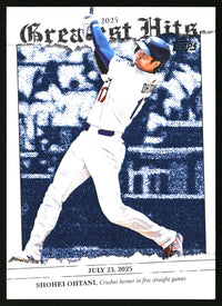 Shohei Ohtani 2026 Topps #GH-17 2025 Greatest Hits